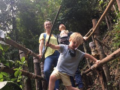 Eva, Edward, Julius and Philine | Chiang Mai Trekking | Le meilleur trekking à Chiang Mai avec Piroon Nantaya
